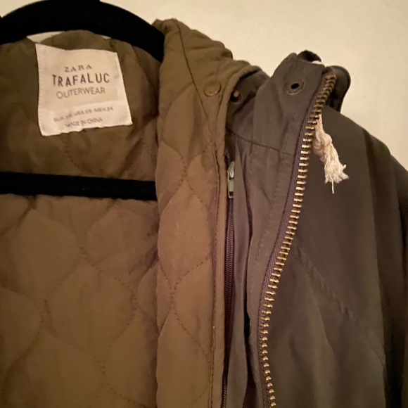 Zara army green jacket 💗 - Picture 2 of 6